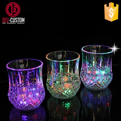 Liquid Activated Color Change Flashing Cup Plastic light up drinking glasses