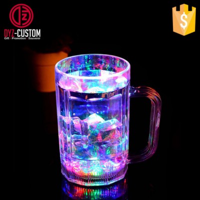 Multicolor chang drinking glasses LED Flashing Beer Beverage Mug