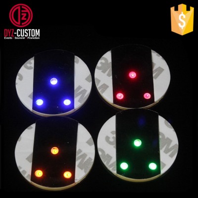 Led sticker for bottle LED Flashing Bottle 3M Sticker Coaster