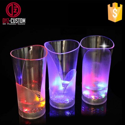 Light Up Vase Cup Flashing LED Glass Cups for Bar Party